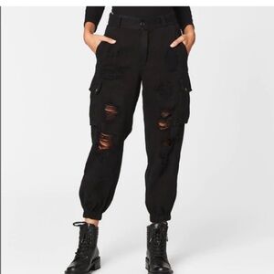 Carmar Denim Black Cargo Pant